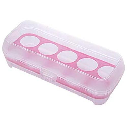 Flsell - Holder Egg - 2 Colors Plastic Egg Storage Box Boxes Organization - Boxes Jars Bottles Jars Boxes Wooden Container Plastic Storage Food Metal Fruit Rice Kitchen Holder Iron Drawer Refrige