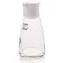 Kitchen Food Storage Jar Airtight Food Storage Kitchen Glass Jar Moisture-Proof Home Multi-Purpose Jam Bottle Cruet Glass Oil Pot Leakproof Cruet Vinegar Pot (Color : White)