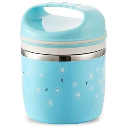 Bouteille isotherme Thermos 950ml, Contenant Alimentaire Isolant Étanche, Soupape d'Évacuation, Poignée (Couleur : Bleu, Taille : Sans Sac) Bouteille isotherme Thermos 950ml, Contenant Alimentaire Isolant Étanche, Soupape d'Évacuation, Poignée (Couleur : Bleu, Taille : Sans Sac)