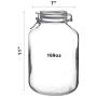 Bormioli Rocco Fido Clear Jar, 169 Oz.