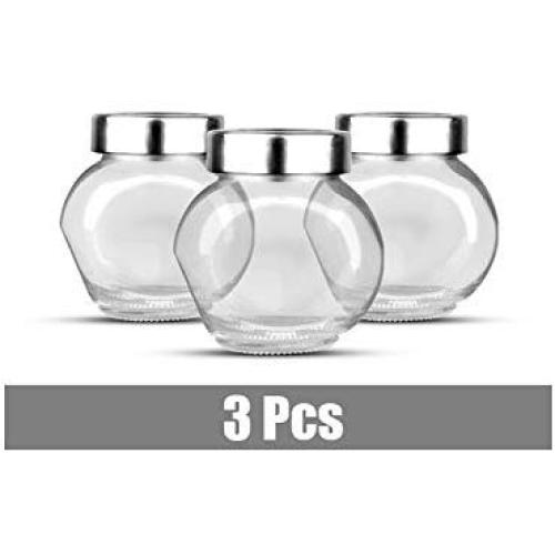 1Pcs1 Pcs 180ML Glass Sealed Cans/Food Storage Jar Spice Teas Beans Candy Preservation Bottle Storage Tool,3pcs