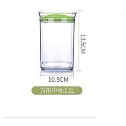 Kitchen Food Storage Jar Airtight Food Storage Kitchen Glass Jar Moisture-Proof Home Multi-Purpose Jam Bottle Cruet Sealed Can Storage Box