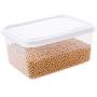 Kitchen Food Storage Jar Airtight Food Storage Kitchen Glass Jar Moisture-Proof Home Multi-Purpose Jam Bottle Cruet Plastic Crisper Storage Box With Lid (Color : 4l)