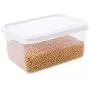 Kitchen Food Storage Jar Airtight Food Storage Kitchen Glass Jar Moisture-Proof Home Multi-Purpose Jam Bottle Cruet Plastic Crisper Storage Box With Lid (Color : 4l)