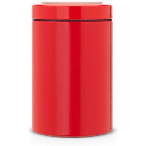 GARIAN Brabantia Window Lid Canister, 1.4 L - Passion Red