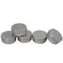 CTKcom 1-Ounce Metal Tins Screw Top Flat Aluminum Silver Slide Round Tin Containers For Lip Balm,Crafts,Cosmetic,Candles,Travel Storage Kit (Pack of 10) CTKcom 1-Ounce Metal Tins Screw Top Flat Aluminum Silver Slide Round Tin Containers For Lip Balm,Crafts,Cosmetic,Candles,Travel Storage Kit (Pack of 10)