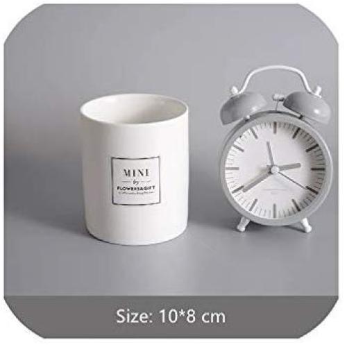 Makeup Brush Ceramic Storage Jar Pink Ceramic Storage Bottle Cosmetic Storage Organizer Pen Holder Desktop Ceramic Container,Multi