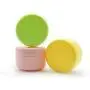 3PCS 150g Wiederbefüllbare Kunststoff Make-up Kosmetikbehälter Leerraum Gesichtskrem Lidschatten Lippenbalsam Lotion Lagerbehälter Dosehalter mit Dome Deckel und PP Liner (Transparent)