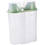 Storage Jars With Double Grid Design,Airtight Food Storage Container Can With Tilted Box Mouth,Cereal Containers For Storage With Engraved Degree,Kitchen Household,Green-2500ML
