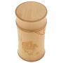 joyMerit Wooden Bamboo Jar Lided Canister For Bathroom & Kitchen Teaware Food Storage - g