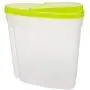 TOMYEUS 4 Pieces Dry Food Storage Box Dispenser Container with Air Tight Lid Plastic 3L