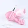 Kit de Soin Facial en Plastique 9 Pièces – Inclus : Masques, Brosse, Bol, Spatule, Râpe, Cuillère Mesurante, Éponge de Nettoyant, Pulvérisateur – Accessoires pour un Rituel de Soin Faciale DIY.
