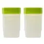 Arrow Mehrfache Kunststoff-Aufbewahrungsbehälter Set, 10er Pack, 1 Pint/16 Unzen, ideal für Lebensmittel, Meal Prep, Reste, Gefrieren, Lagern, Erwärmen – Klare Behälter mit Deckeln, BPA-frei, Geschirrspüler- und Mikrowellengeeignet