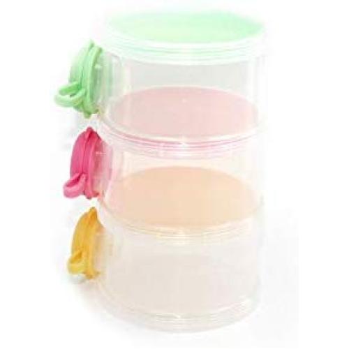 storage jar Grain container Food container Storage Box，Milk powder three-layer packaging large capacity sealing grid