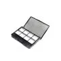 Leere Augenpalettenbehälter Lippenstift Kosmetikcreme Träger Mehrfachschale Minihalter Fall Make-up Trockenpulver Organizer Probe Kleine Box Spiegel Verschluss Metallschale Reise-Werkzeug