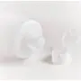2PCS Transparent Refillable Empty Plastic Cosmetic Squeezable Vial Bottles Jar Pot with Flip Cap Toner Lotion Shower Gel Shampoo Storage Container (400ml/14oz)