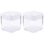 Hemoton 2pcs Plastic Containers With Lids,Plastic Storage Jars Round Containers Organizer for Nuts Tea Spice Dry Food(0.9L) Hemoton 2pcs Plastic Containers With Lids,Plastic Storage Jars Round Containers Organizer for Nuts Tea Spice Dry Food(0.9L)