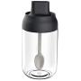 ballboU250ml Kitchen Spice Jar Seasonning Condiment Salt Pepper Storage Jar with Spoon Lid