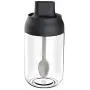 ballboU250ml Kitchen Spice Jar Seasonning Condiment Salt Pepper Storage Jar with Spoon Lid ballboU250ml Kitchen Spice Jar Seasonning Condiment Salt Pepper Storage Jar with Spoon Lid