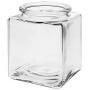 Viva housewares Spice jar Made of Glass with Cork Stopper, usable as Glass Jars and Storage tins for Spices, Salt, etc, Glass, Transparent, 200 ml