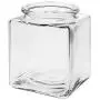 Viva housewares Spice jar Made of Glass with Cork Stopper, usable as Glass Jars and Storage tins for Spices, Salt, etc, Glass, Transparent, 200 ml