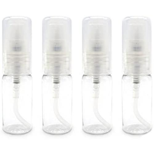 12er Set Leere Wiederbefüllbare Klare Kunststoff-Pumpflaschen für Ätherische Öle, Lotion, Maske, Creme, Behälter (15 ML)