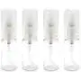 12Pcs Empty Refillable Clear Plastic Essential Oil Pump Bottle Lotion Mask Cream Dispenser Containers (15 ML)