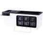 haixclvyE Kitchen Shelf Wall-Mounted Home Storage Condiment Jar Spice Rack Kitchen Spice Seasoning Storage Box Rack Shelf Home Organizer