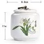 Boîte de Rangement en Céramique Lavage Retrouvé pour Thé, Pot à Bonbons, Contenant pour Fruits Secs, Épices – 1 Pièce, Gaojieyulan