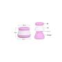 EFAILY 4 PACK Travel Containers Sets, Silicone Cream Jars for toiletries Travel Size Containers with Hard Sealed Lids for Face Hand Body Cream 20ml