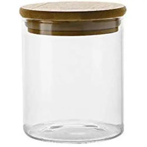 Glasbehälter zur Aufbewahrung, Nordic, einfach, Küche, Lebensmittel, Getreide, Transparent, Teekanne, Kaffeekanne, Dichtbehälter, DELICATEWNN (Kapazität: 450ml)