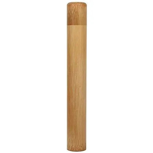 Bocal à Thé Artisanal en Bambou Portable avec Bouchon, Récipient de Rangement pour Incense, Accessoires de Cuisine (#5-2.5 x 23cm) Bocal à Thé Artisanal en Bambou Portable avec Bouchon, Récipient de Rangement pour Incense, Accessoires de Cuisine (#5-2.5 x 23cm)