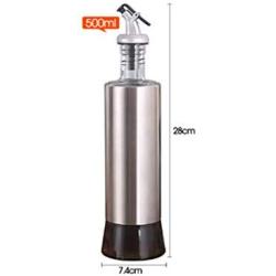 Mini Spice Jars Glass oil bottle kitchen supplies stainless steel oil pot