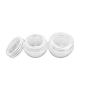 30PCS 5ML 5G Small Ounce Transparent Empty Plastic Refillable Cosmetic Bottle Jars Pot Containers With Inner Lid For Lip Balm Sample Make up Face Cream DIY Projects Travel Storage Case