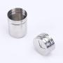 Seasoning Jar Set, 6pcs/set Stainless Steel Spice Jars Storage Containers with Storage Bag, Spice Shakers,Outdoor Seasoning Jar Set Spice Containers for Camping
