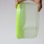 Yudesun Reusable Food Storage Boxes - 3PCS Square Storage Jars Eco Friendly Plastic Tubs Microwave Freezer Box Ideal for Lunches and Meal Prep Yudesun Reusable Food Storage Boxes - 3PCS Square Storage Jars Eco Friendly Plastic Tubs Microwave Freezer Box Ideal for Lunches and Meal Prep