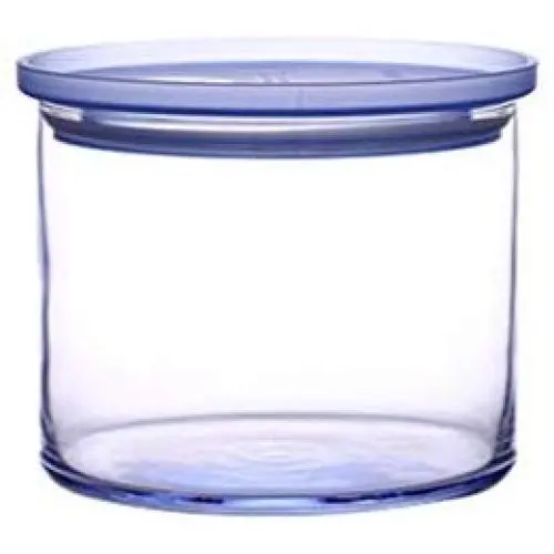Sealed Glass Storage Jar Food Grains Transparent Bottle Tea Coffee Seal Storage Cans DELICATEWNN (Capacity : Blue 450ml) Sealed Glass Storage Jar Food Grains Transparent Bottle Tea Coffee Seal Storage Cans DELICATEWNN (Capacity : Blue 450ml)