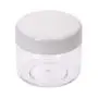 Shapenty 8PCS Plastic Cream Sample Containers Round Makeup Cosmetics Pot Jars Bottle with Lid for Homemade Lip Scrubs Balm Nail Dip Powder Skin Care Beauty Product Travel Storage (20g, White)