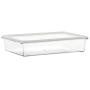 LiHiGe- Transparent Plastic Refrigerator Storage Box Fridge Fruit Food Organiser Thick Space Saver - Saver Bullets Adult Money Bottles Jars Boxes Plastic Storage Container Food Storag