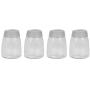 Spice Jar Condiment Jars Seasoning Box Condiment Storage Container Bottle Storage Container Glass Seasoning Bottles Jars 4 Boxes Set Kitchen Tool Accessories