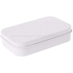 Candy Storage Containers Best Quality, Storage Box Small Jewelry Candy Coin Key Organizer Tin Flip White Gifts - Small Storage Organizer, Small Storage Case, Tin Box Storage, Candy Storage