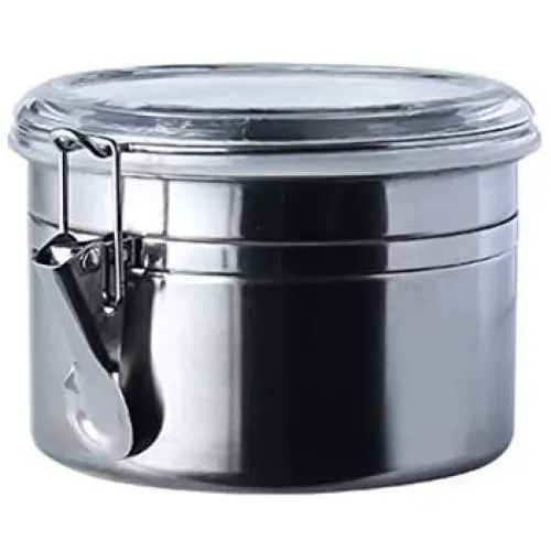 Food Storage Containers 304 Stainless Steel with Lids Airtight Bpa Free Large, Cookie Jar Cereal Coffee Storage Containers Jar for Kitchen Pantry Organization Canister Candy Bulk, 0.9L/1.3L/1.5L/2L Food Storage Containers 304 Stainless Steel with Lids Airtight Bpa Free Large, Cookie Jar Cereal Coffee Storage Containers Jar for Kitchen Pantry Organization Canister Candy Bulk, 0.9L/1.3L/1.5L/2L