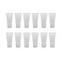 20Pcs Translucent Frosted Plastic Squeeze Bottle with Flip Cap Matte Empty Soft Tubes Squeezable Bottle Makeup Smaple Storage Container Vial for Facial Cleanser Body Lotion Hand Cream Shampoo 20ml