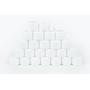 Vivaplex, 24, White, 2 oz Cosmetic Jars, with Liners and Dome Lids