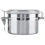 Contenitore en acier inoxydable ENCOCO Hermétique avec Couvercle Transparent pour Stockage de Sucre, Thé, Café, Graines Contenitore en acier inoxydable ENCOCO Hermétique avec Couvercle Transparent pour Stockage de Sucre, Thé, Café, Graines