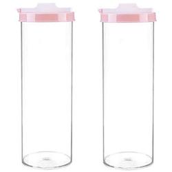 BRUIO Food Storage Jars Canisters Containers Spaghetti Storage Box Noodle Container Transparent Storage Jar Noodles Grains Storage Bottles 3PCS