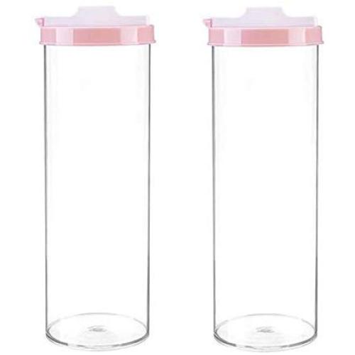 BRUIO Food Storage Jars Canisters Containers Spaghetti Storage Box Noodle Container Transparent Storage Jar Noodles Grains Storage Bottles 3PCS