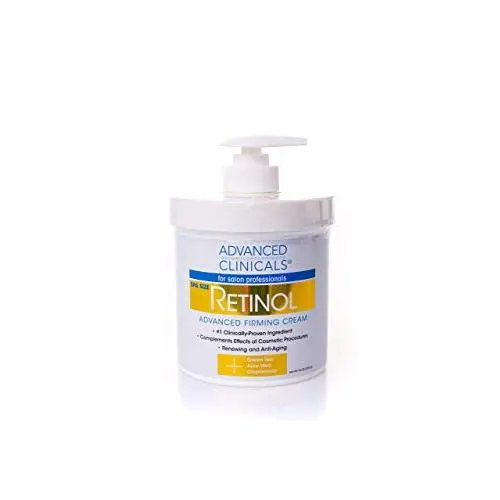 Crème Avancée Retinol – Taille Spa pour Professionnels du Salon. Formule Hydratante qui pénètre la peau pour atténuer l'apparence des rides et ridules. Sans parfum. (473 ml) Crème Avancée Retinol – Taille Spa pour Professionnels du Salon. Formule Hydratante qui pénètre la peau pour atténuer l'apparence des rides et ridules. Sans parfum. (473 ml)