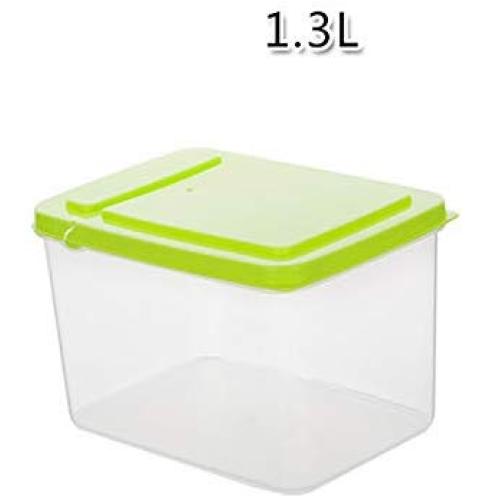 Tree House Pp Plastic Storage Box, Large Food Canisters Durable Transparent Jars with lid Pack of 5-G 1.3lx5