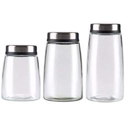 Glass Sealed Jars, Moisture-Proof Kitchen Food Containers, Storage Of Spices/Pasta/Oatmeal/Flower Tea